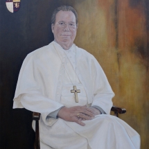Abt van Berne Ward Cortvriendt (2007-2010) Acryl op linnen 110 x 130 cm 2017
