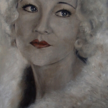 Betty Compson Acryl op linnen 100 x 200 cm 2013