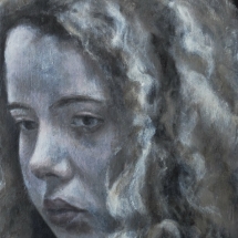 Portret Acryl op canvas en paneel 45 x 32