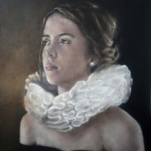 EVA 'Lang leve Rembrandt" Acryl op linnen en paneel 72 x 92 cm 2019