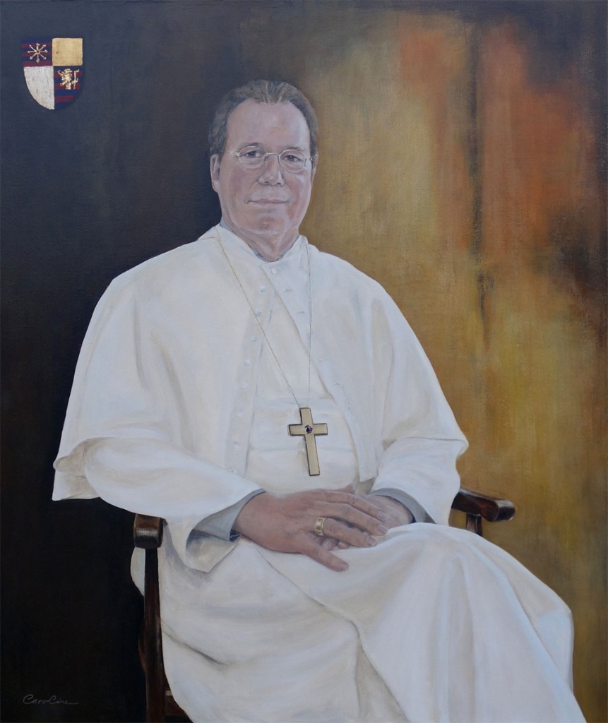Abt van Berne Ward Cortvriendt  (2007-2010) 
Acryl op linnen 
110 x 130 cm 
2017