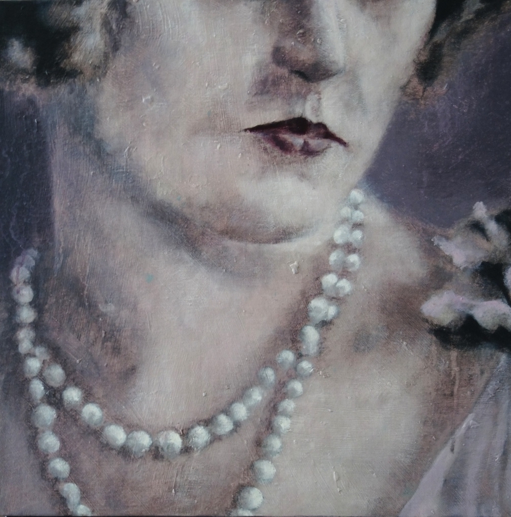  Portret 19dertig acryl op linnen en paneel 49 x 49 cm 2018
