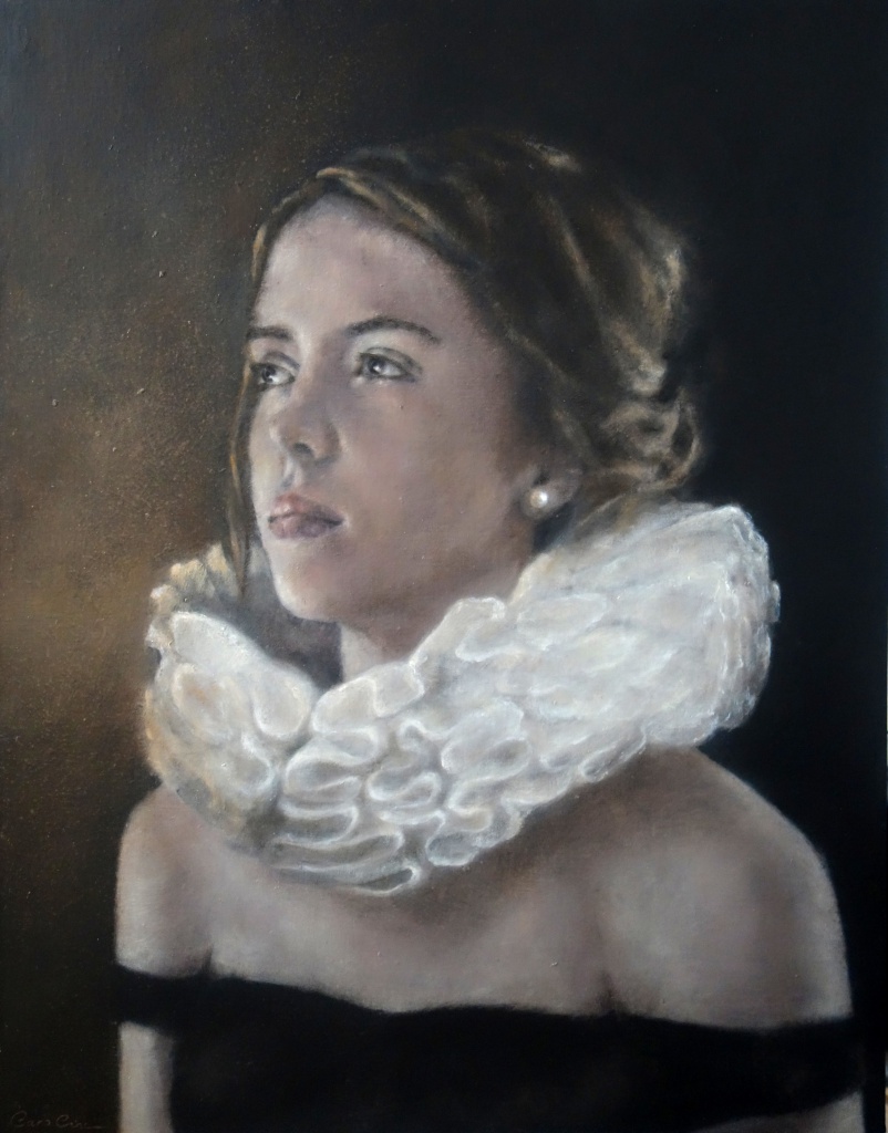 EVA 'Lang leve Rembrandt" Acryl op linnen en paneel 72 x 92 cm 2019